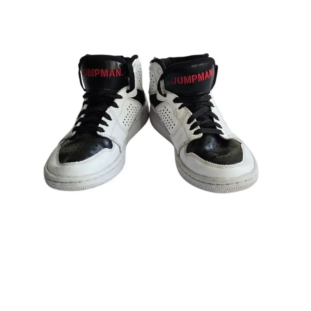 Nike Jordan Access JUMPMAN Youth Sneakers High Top Leather Streetwear Sz 4.5 Y
